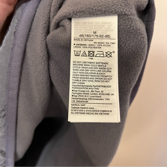 GapFit Fleece-Lined Half-Zip Track Jacket - Picture 6 of 6